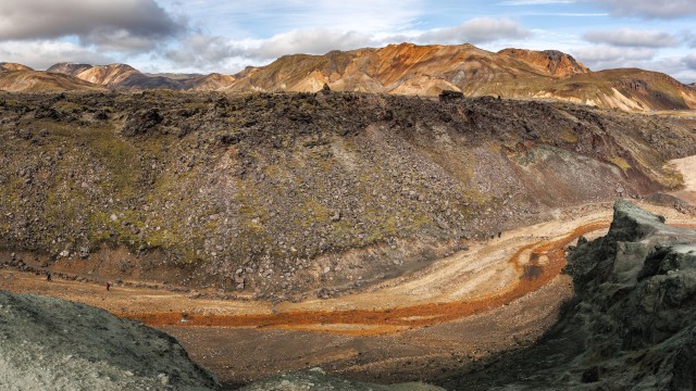 Landmannalaugari mäestik Islandi edelaosas