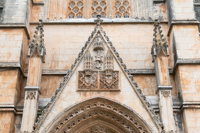Bathala kloostri välisfassaadi detailid, Portugal