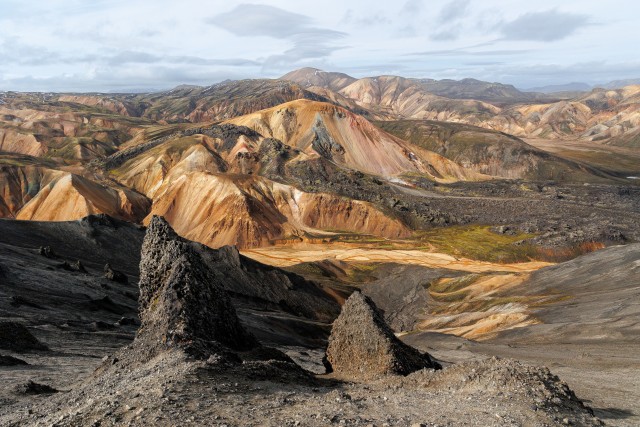 Landmannalaugari mäestik Islandi edelaosas