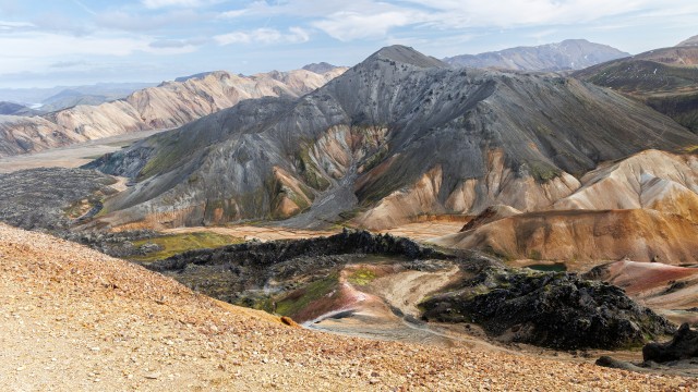 Landmannalaugari mäestik Islandi edelaosas