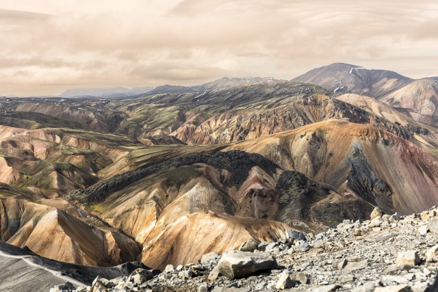 Landmannalaugari mäestik Islandi edelaosas