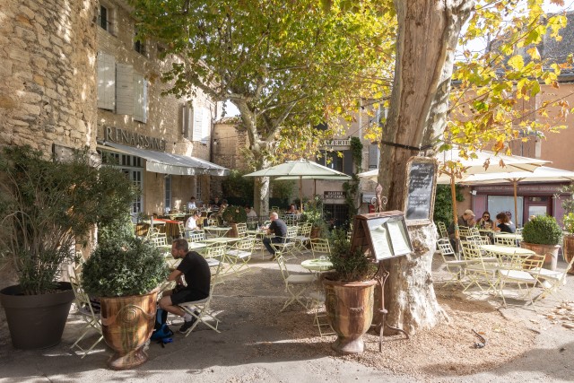 Provence'i restoran Roussillonis, Prantsusmaal