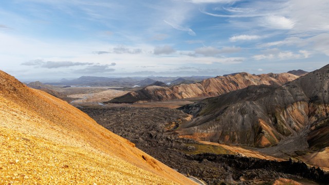 Landmannalaugari mäestik Islandi edelaosas
