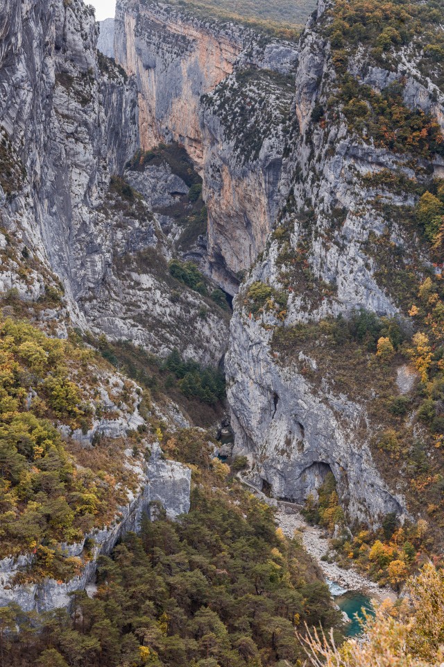 Verdoni jõgi voolamas läbi hingematva Vikose kuristiku Lõuna-Prantsusmaal