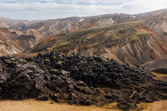 Landmannalaugari mäestik Islandi edelaosas