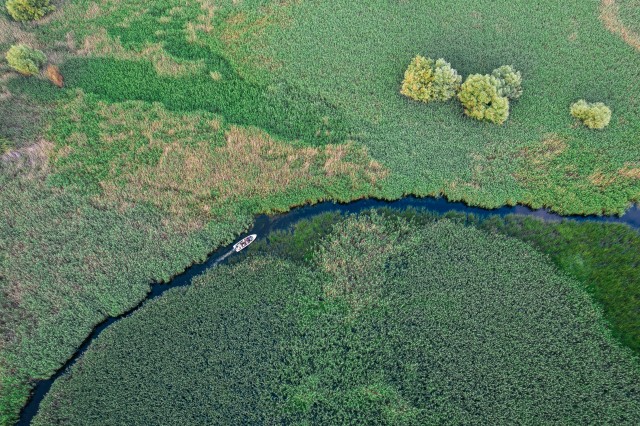 Droonivaade Doonau deltale, Rumeenia