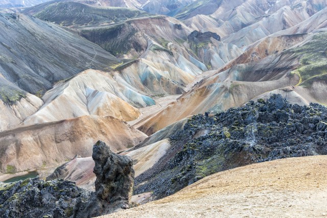 Landmannalaugari mäestik Islandi edelaosas
