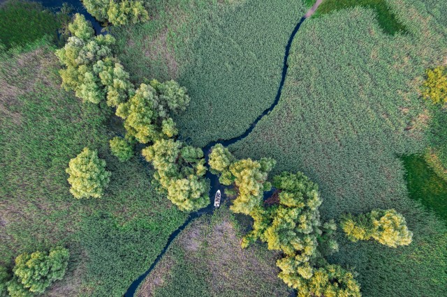 Droonivaade Doonau deltale, Rumeenia